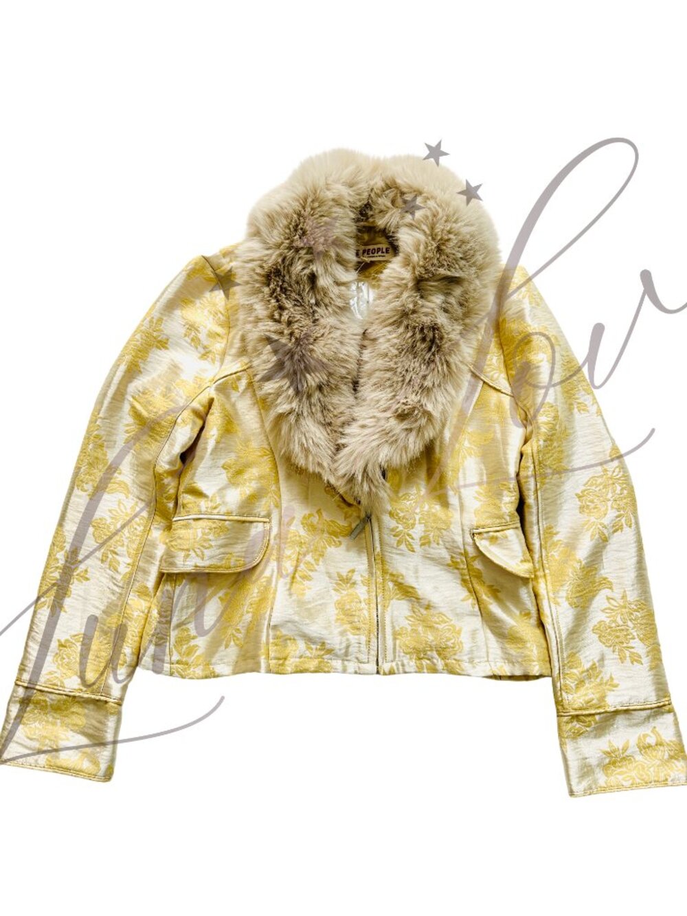 FREE PEOPLE French Exit Jacket In Straw NWT - Picture 2 of 8